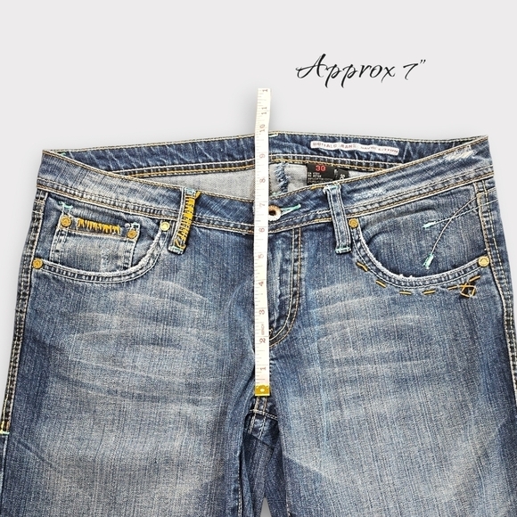 Vintage Y2k Buffalo David Bitton Embroidered Bootcut Scandal Jeans - Picture 11 of 14